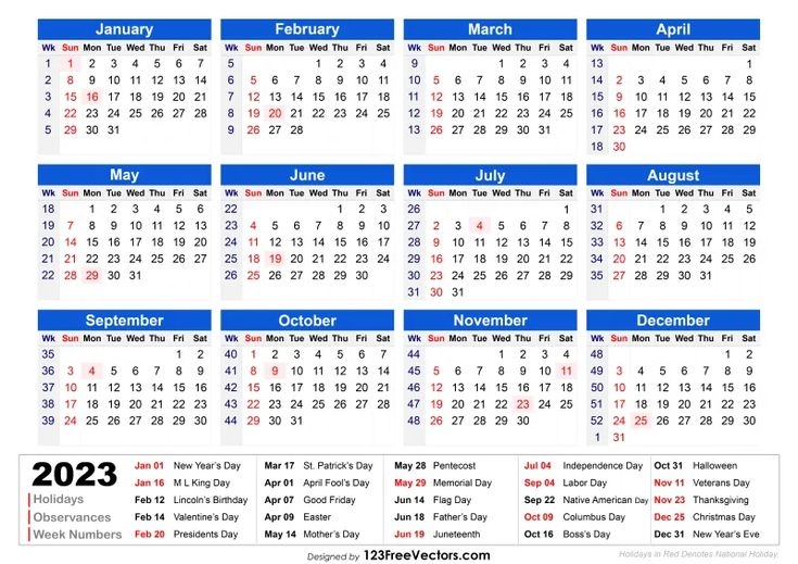 2024 Calendar With Week Numbers Printable Free Download Printable New 