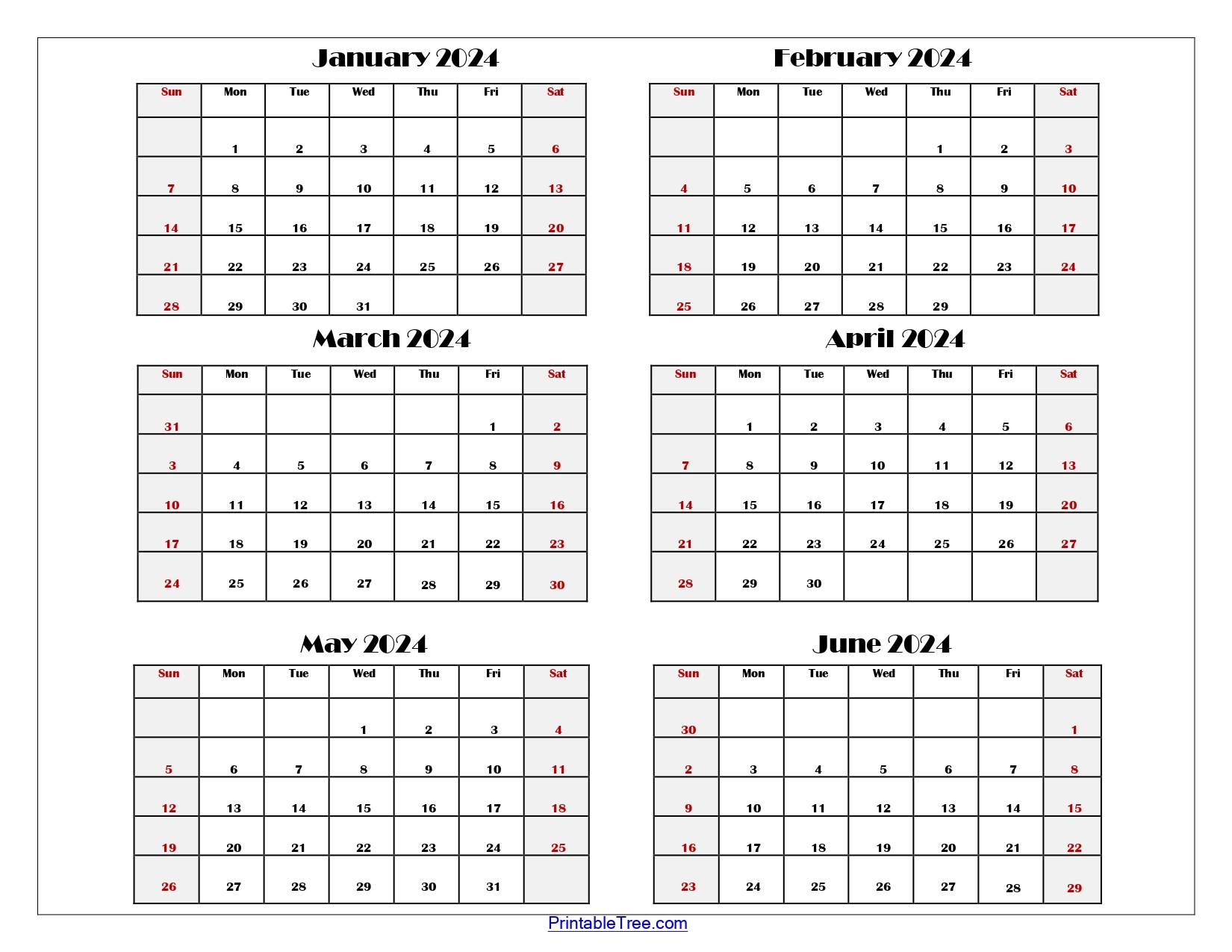 2025 6 Month Calendar Printable Brinn Clemmie