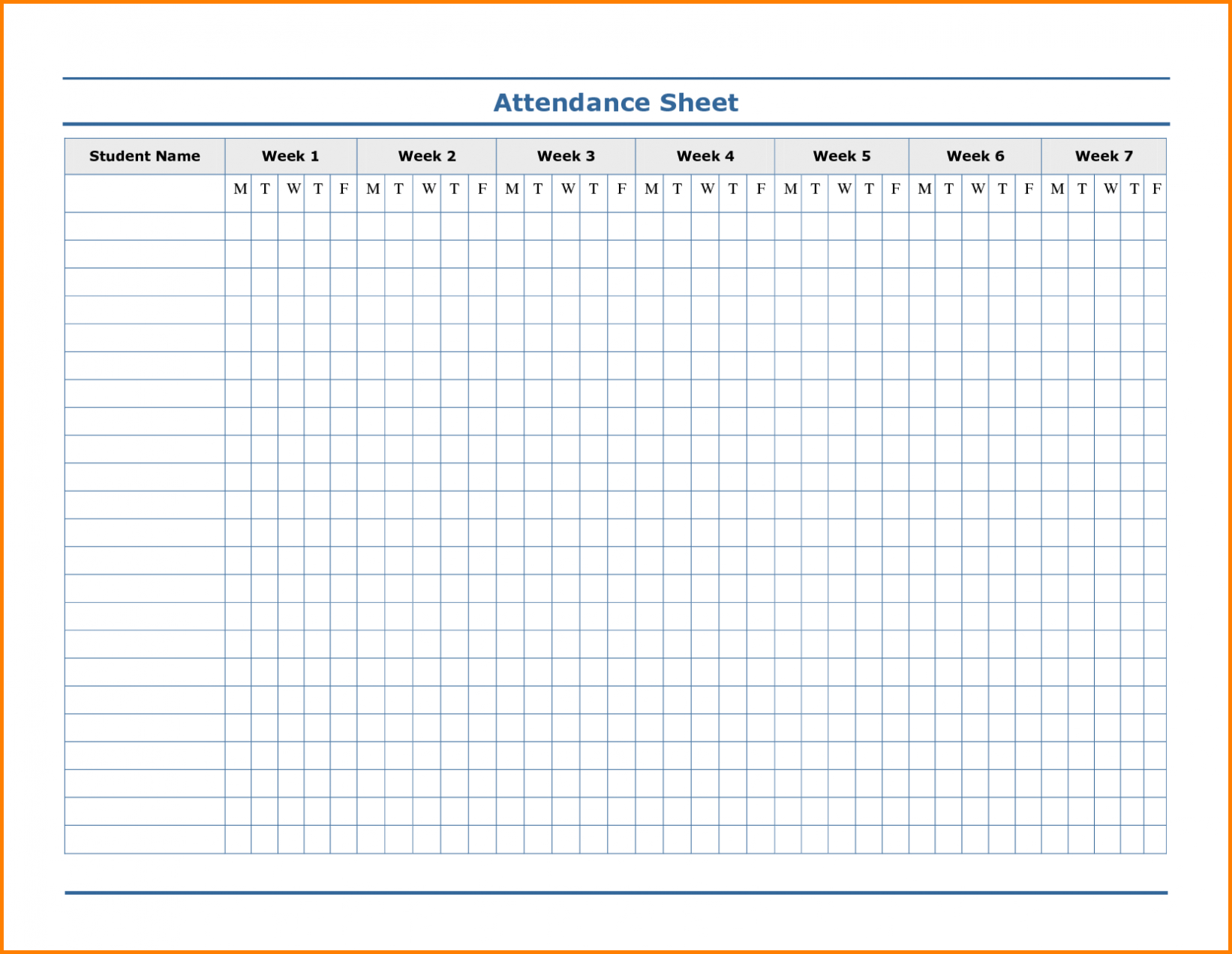 2025 Attendance Calendar Printable Free Pdf Templates Modern Present 