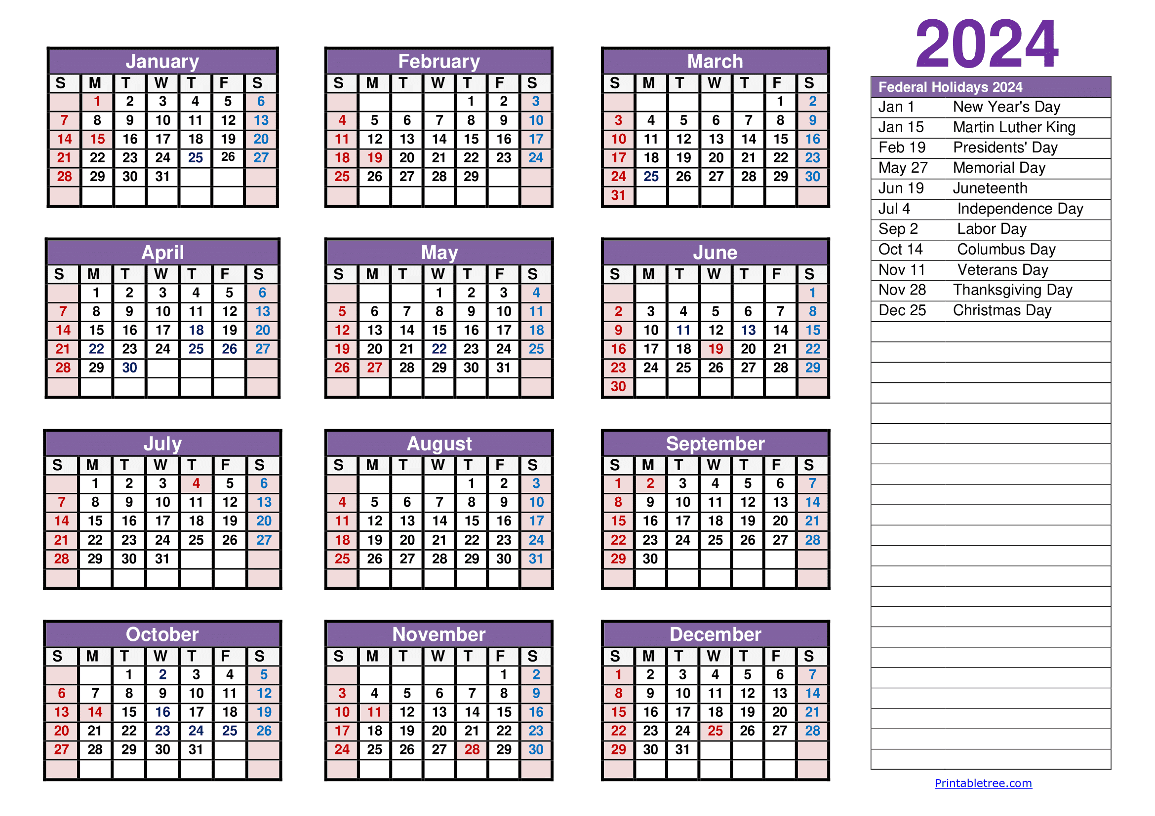 2025 Calendar Printable Free Pdf One Page Mae J Stuber
