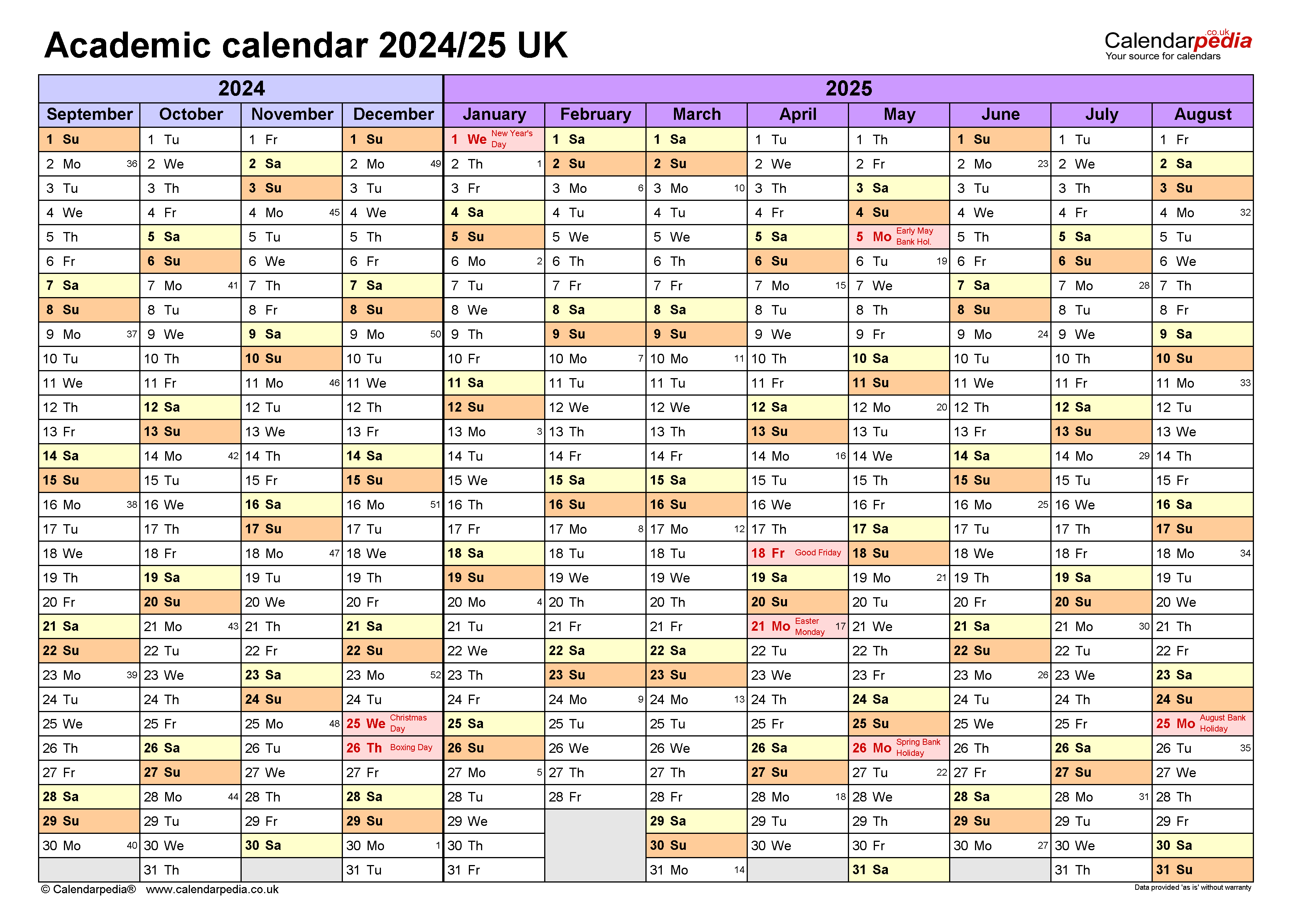 Free Printable Academic Calendar 2025 26 Uk Quincy Derhill
