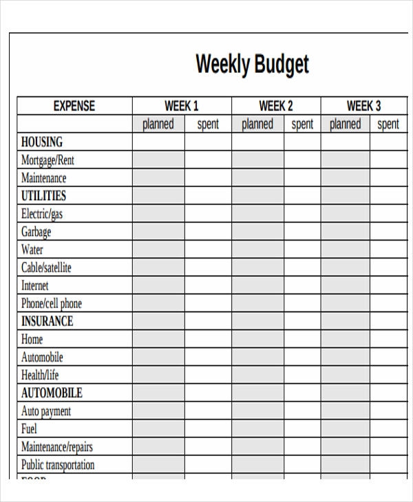 Free Printable Budget Calendar Calendar Templates