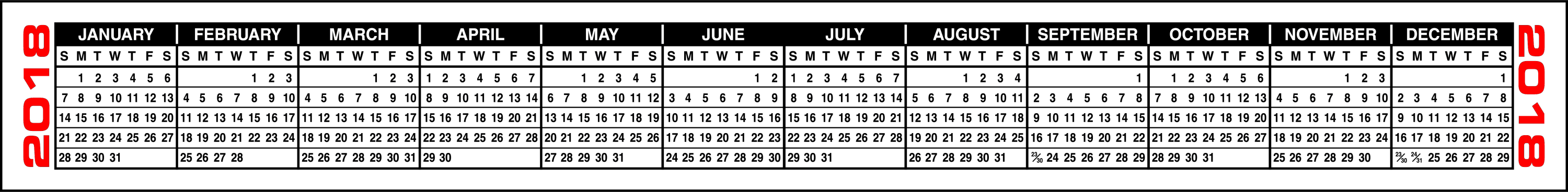 Free Printable Monitor Calendar Strips 2022 Free Printable