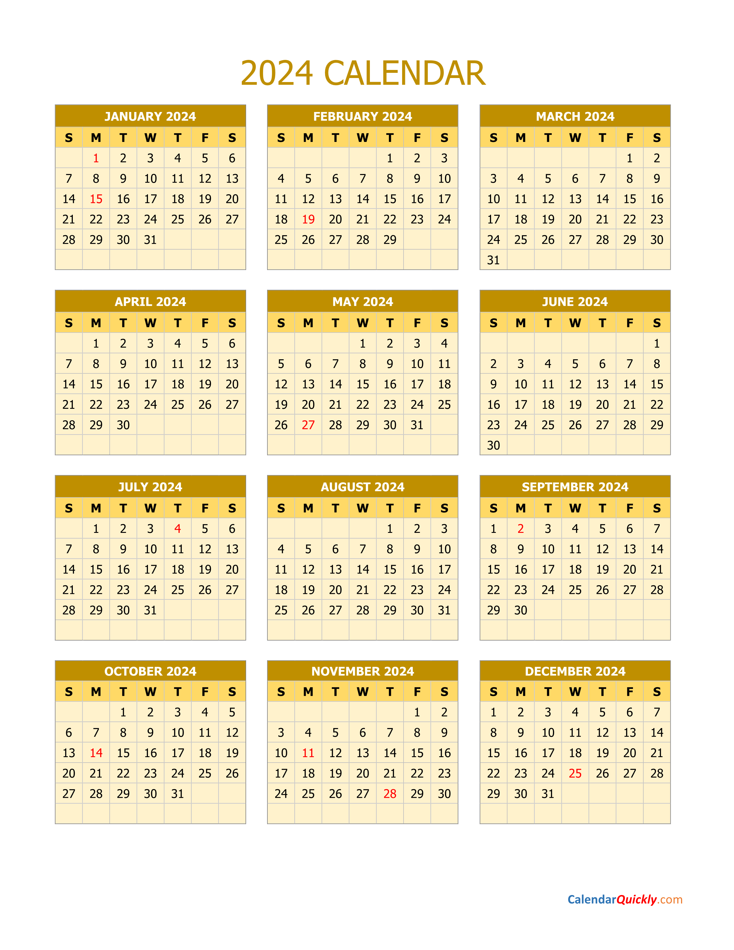 Free Printable Vertical Monthly Calendar 2024 Printable Templates By Nora
