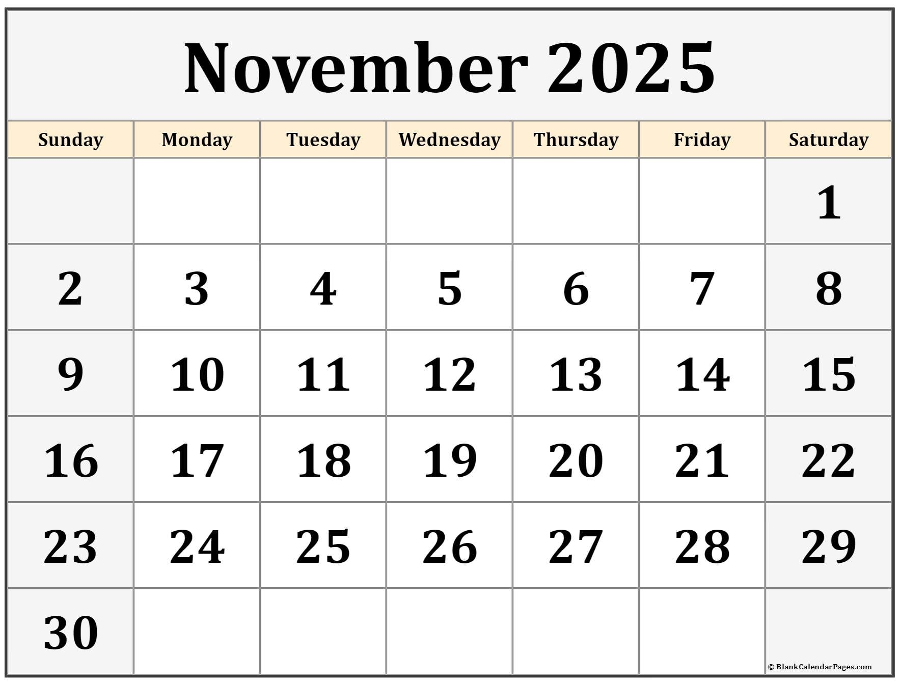 Printable Calendar November December 2025 January 2025 Printable