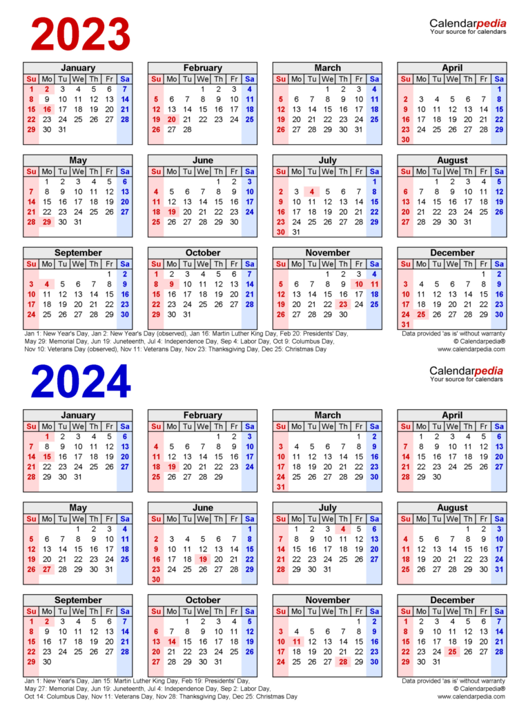 Printable Multi Dose Vial 28 Day Expiration Calendar 2023 2024 