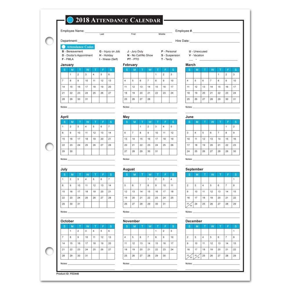 Take 2020 Attendance Calendar Printable Calendar Printables Free Blank